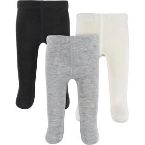 image:imageGerber Baby Girls Footed Sweater Knit TightsGrey Heather