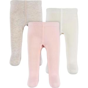 image:imageGerber Baby Girls Footed Sweater Knit TightsLight Grey Heather