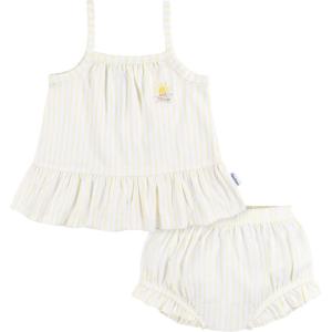image:imageGerber Baby Girls Sleeveless Tunic Top and Diaper Cover SetStripe
