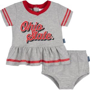 image:imageGerber Baby Girls Toddler NCAA College Team Cheer Dress amp Bloomer SetGrey