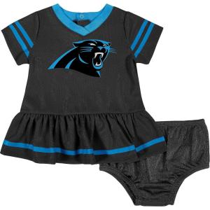 image:imageGerber NFL BabyGirls NFL Team Jersey Dress and Diaper CoverCarolina Panthers