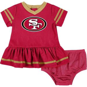 image:imageGerber NFL BabyGirls NFL Team Jersey Dress and Diaper CoverSan Francisco 49ers