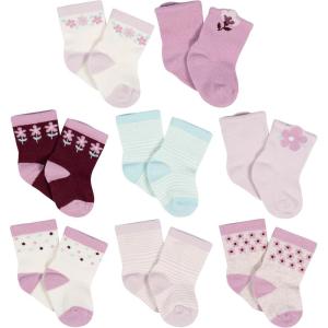 image:imageGerber babygirls 8pair Wiggle Proof SockCasual SockLavender Garden