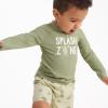 image:imageGerber BabyBoys Toddler Long Sleeved Rashguard Swim Bathing Suit SetTurtles