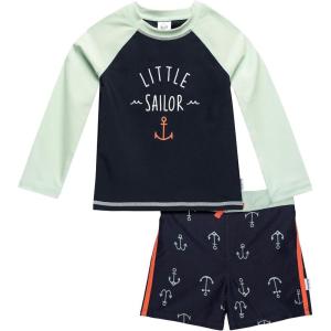 image:imageGerber BabyBoys Toddler Long Sleeved Rashguard Swim Bathing Suit SetAnchors