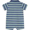 image:imageGerber Baby Boys Cotton Polo RomperBlue  Green