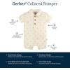 image:imageGerber Baby Boys Cotton Polo RomperPalm Tree Stripe