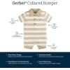 image:imageGerber Baby Boys Cotton Polo RomperSailboat Stripe