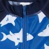 image:imageGerber Baby Boys Toddler Long Sleeve One Piece Sun Protection Rashguard SwimsuitBlue and White Sharks