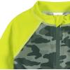 image:imageGerber Baby Boys Toddler Long Sleeve One Piece Sun Protection Rashguard SwimsuitGreen Gator