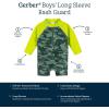 image:imageGerber Baby Boys Toddler Long Sleeve One Piece Sun Protection Rashguard SwimsuitGreen Gator