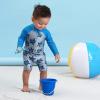 image:imageGerber Baby Boys Toddler Long Sleeve One Piece Sun Protection Rashguard SwimsuitGreen Turtles