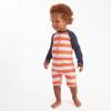 image:imageGerber Baby Boys Toddler Long Sleeve One Piece Sun Protection Rashguard SwimsuitStripe