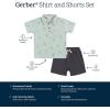 image:imageGerber Baby Boys Toddler Tshirt and Shorts SetSea Scene