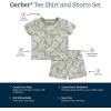 image:imageGerber Baby Boys Toddler Tshirt and Shorts SetTropical Leaves
