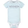 image:imageGerber UnisexBaby 8pack Short Sleeve Onesies BodysuitsWords Grey