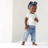 image:imageGerber UnisexBaby Toddler Straight Leg Stretch Denim JeansInfant Light Blue