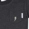 image:imageGerber babyboys Toddler 3pack Short Sleeve Pocket TeesBlack  Gray and White