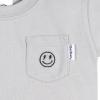 image:imageGerber babyboys Toddler 3pack Short Sleeve Pocket TeesBlack  Gray and White