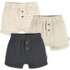 image:imageGerber Baby 3Pack Knit ShortsGrey