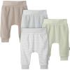 image:imageGerber Baby 4Pack Microfleece PantsGreen