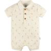 image:imageGerber Baby Boys Cotton Polo RomperPalm Tree Stripe