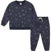 image:imageGerber babyboys Baby Boys Toddler 2piece Fleece Sweatshirt and Jogger SetNavy Space