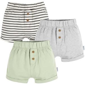 image:imageGerber Baby 3Pack Knit ShortsGreen