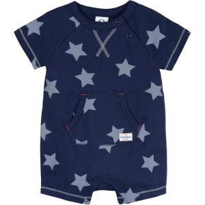 image:imageGerber Baby Boys Cotton Polo RomperNavy Stars