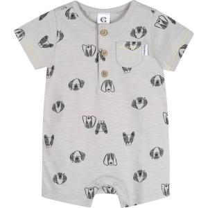 image:imageGerber Baby Boys Cotton Polo RomperPuppy Dog Faces