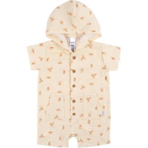 image:imageGerber Baby Boys Hooded Cotton RomperDesert