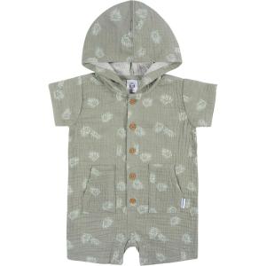 image:imageGerber Baby Boys Hooded Cotton RomperPalms