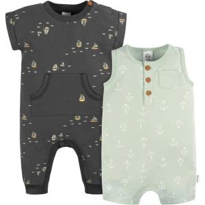 image:imageGerber Baby Boys Short Leg and Long Leg Romper SetNautical