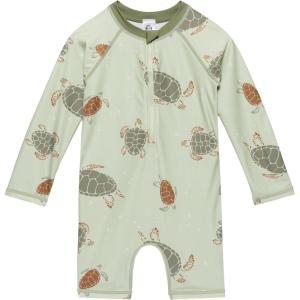 image:imageGerber Baby Boys Toddler Long Sleeve One Piece Sun Protection Rashguard SwimsuitTurtle