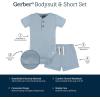 image:imageGerber Baby Bodysuit and Short SetBlue