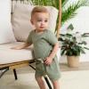 image:imageGerber Baby Bodysuit and Short SetOlive