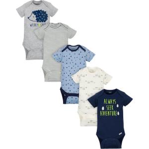 image:imageGerber Baby Boys 5pack Variety Onesies BodysuitsHedgehog