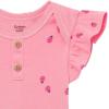 image:imageGerber babygirls 4pack Short Sleeve Onesies BodysuitsLadybugPink