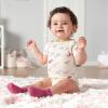 image:imageGrow by Gerber babyboys 5pack Shortsleeve Onesies BodysuitsGreyPinkIvory