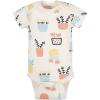 image:imageGrow by Gerber babyboys 5pack Shortsleeve Onesies BodysuitsOrangeYellowGreenIvory
