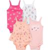 image:imageGerber Baby Girls MultiPack Sleeveless Onesies BodysuitBerries