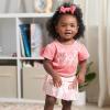 image:image4Piece Infant amp Toddler Girls Bee Petals Tees Skorts amp Pants Set