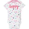 image:imageGerber Baby Girls 4Pack Short Sleeve Onesies Bodysuits Newborn Pink