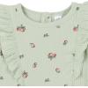 image:imageGerber Baby Girls Baby Girls Ruffleedge RomperGreen Pears