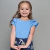 image:imageGerber Baby Girls Toddler 2Pack Double Ruffle Tops Blue 3T