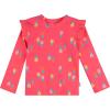 image:imageGerber BabyGirls Baby Toddler Long Sleeved Rashguard Swim Bathing Suit SetRash Guard SetPink Pineapple