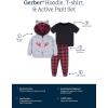 image:imageGerber babyboys Toddler 2piece Terry Zip Hoodie amp Joggers SetRed Moose