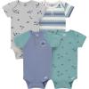 image:imageGerber Baby Boys 4Pack Short Sleeve Onesies BodysuitsBlue