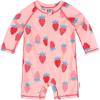 image:imageGerber Baby Girls Toddler Long Sleeve One Piece Rashguard SwimsuitPink Strawberry