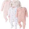 image:imageGerber BabyGirls 4 Pack Sleep N Play FootieDeer